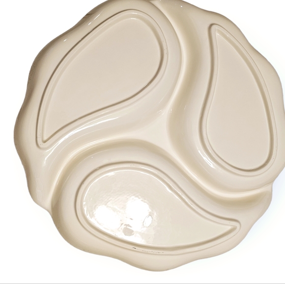 Parini 13" Sectional Ceramic Platter on Rack-A Taste of Tuscany - Picture 2 of 7